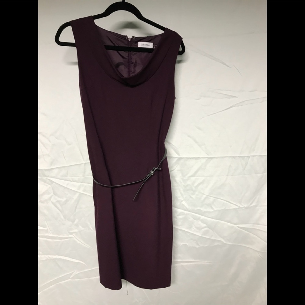 Calvin Klein dress burgundy sz 4